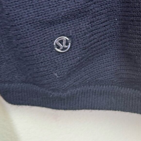 Lululemon Sit In Lotus Merino Wool Sweater Lightweight Knit Crew Top Minimal S - Picture 5 of 16